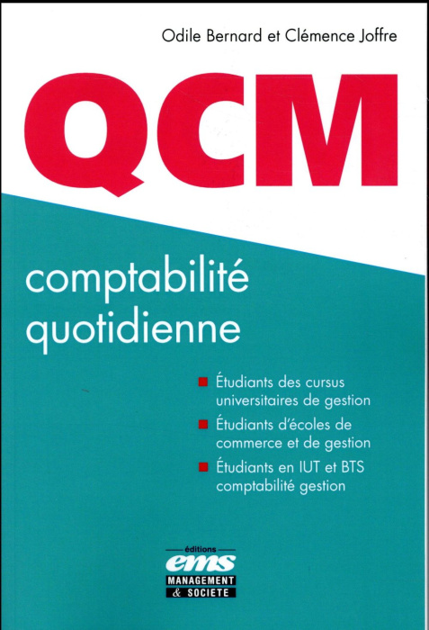 Emprunter QCM, comptabilité quotidienne livre