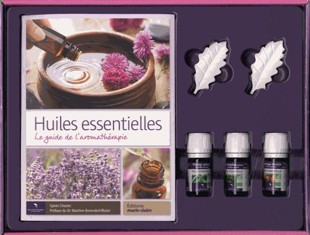 Emprunter Huiles essentielles. Propriétés, bienfaits et recettes naturelles avec 3 flacons d'huiles essentiell livre