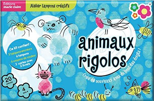 Emprunter Animaux rigolos. Crée de nouveaux amis du bout des doigts ! Avec 3 tampons encreurs, 6 tampons, 6 cr livre
