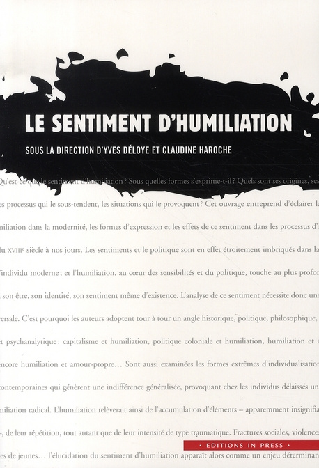 Emprunter Le sentiment d'humiliation livre