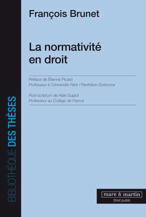 Emprunter La normativité en droit livre