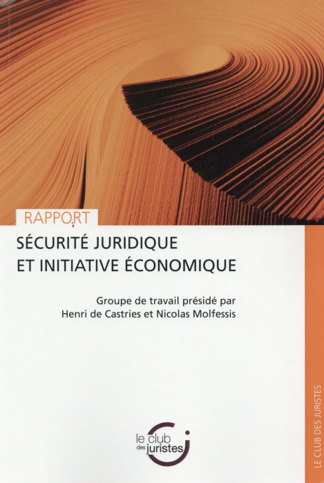Emprunter Sécurité juridique et initiative économique livre