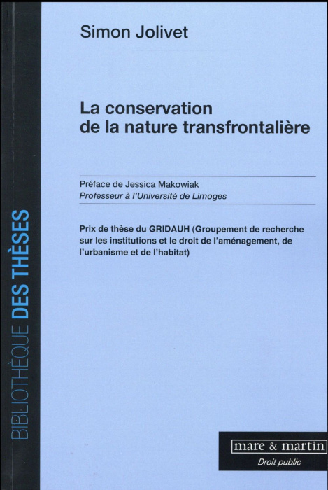 Emprunter La conservation de la nature transfrontalière livre