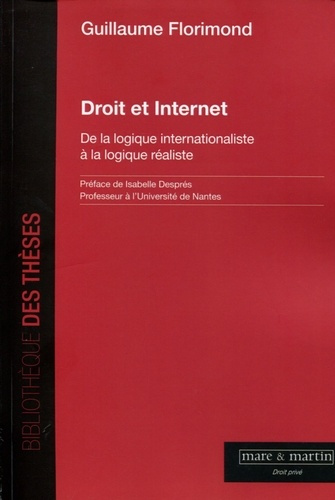 Emprunter Droit et internet : approche comparatiste et internationaliste du monde virtuel livre