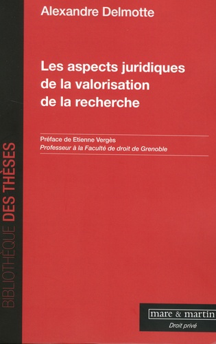 Emprunter Les aspects juridiques de la valorisation de la recherche livre