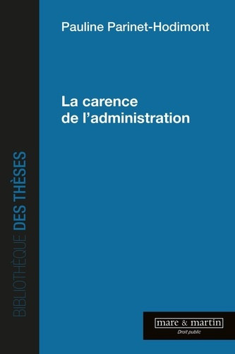 Emprunter La carence de l'administration livre