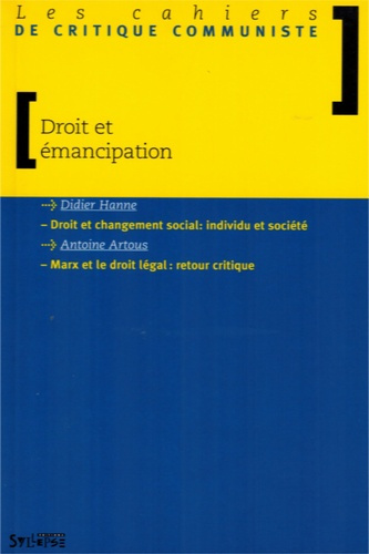 Emprunter Les cahiers de critique communiste : Droit et émancipation livre