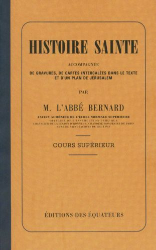 Emprunter Histoire sainte. Accompagnée de gravures, de cartes intercalées dans le texte et d'un plan de Jérusa livre
