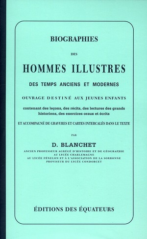 Emprunter Biographies des hommes illustres des temps anciens et modernes livre