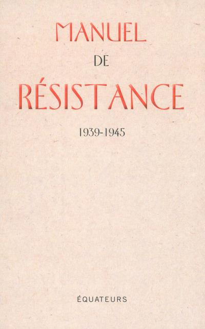 Emprunter Manuel de résistance (1939-1945) livre