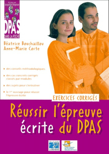 Emprunter REUSSIR L EPREUVE ECRITE DU DPAS livre