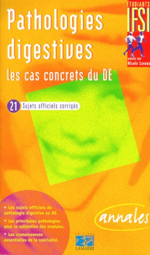 Emprunter PATHOLOGIES DIGESTIVES. LES CAS CONCRETS DU D.E. livre