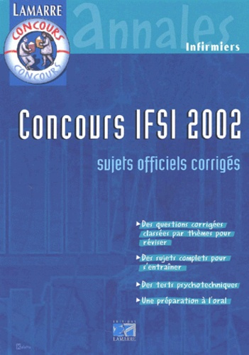 Emprunter PACK SPECIAL CONCOURS IFSI 2001 ET 2002 livre