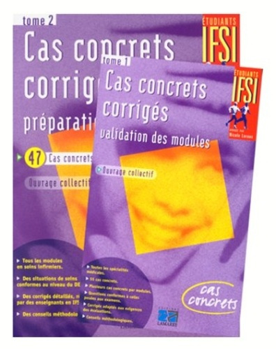 Emprunter PACK CAS CONCRETS CORRIGES CAS CONCRETS CORRIGES T1 VALIDATION DES MODULES T2 PREPARATION AU DE livre