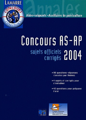 Emprunter CONCOURS AS/AP 2004 livre