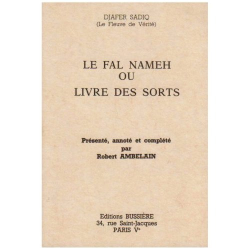 Emprunter FAL NAMEH OU LIVRE DES SORTS livre
