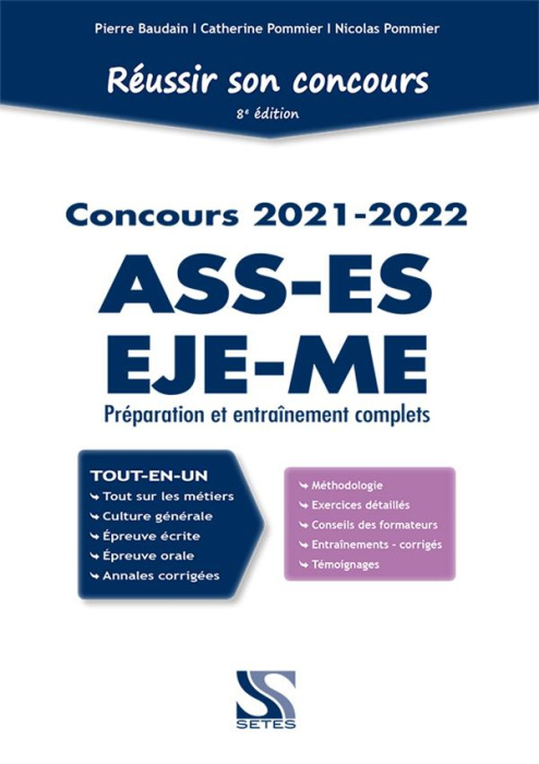 Emprunter Réussir son concours ASS-EJE-ES-ME. Edition 2021-2022 livre