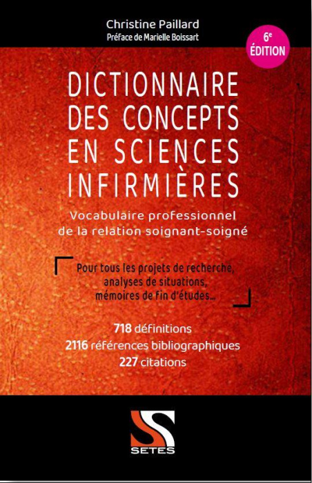 Emprunter Dictionnaire des concepts en sciences infirmières. Vocabulaire professionnel de la relation soigant- livre