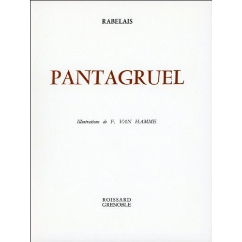 Emprunter Pantagruel livre