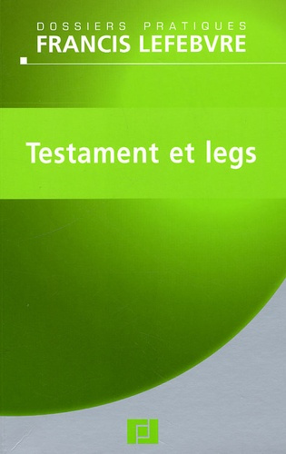 Emprunter Testament et legs livre