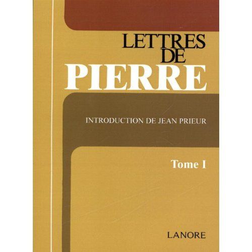 Emprunter Lettres de Pierre Tome 1 livre