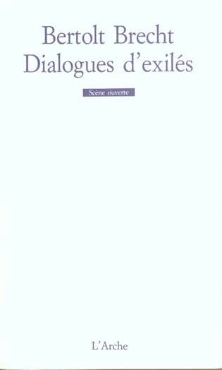 Emprunter DIALOGUES D'EXILES SUIVI DE FRAGMENTS livre