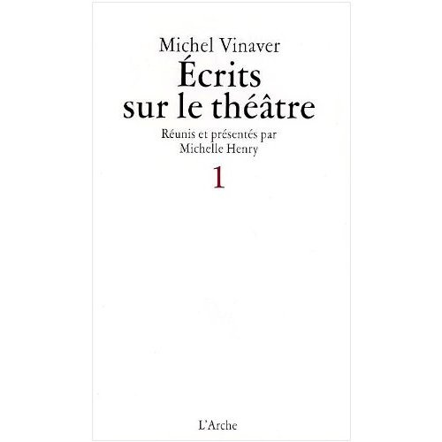 Emprunter ECRITS SUR LE THEATRE. Tome 1 livre