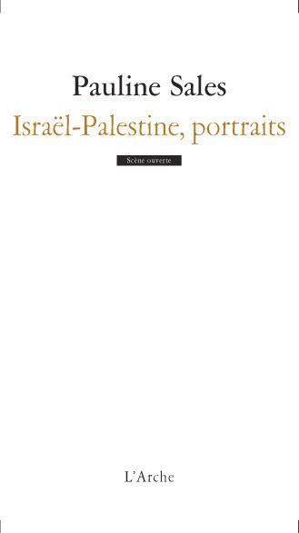 Emprunter Israël-Palestine, portraits livre