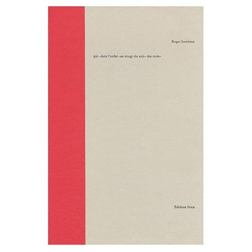 Emprunter Qui dans l'ordre au rouge du soir des mots livre