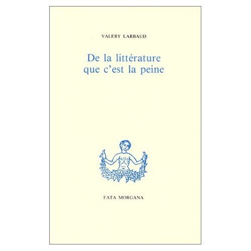 Emprunter De la littérature que c'est la peine livre