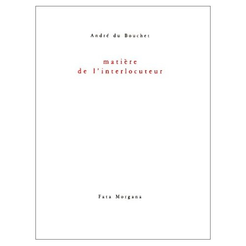 Emprunter Matière de l'interlocuteur livre