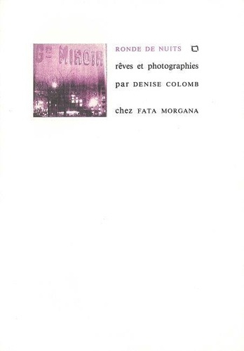 Emprunter Ronde de nuits. Rêves et photographies livre