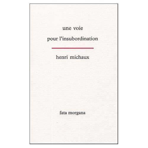 Emprunter Une voie pour l'insubordination livre