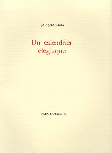Emprunter Un calendrier élégiaque livre