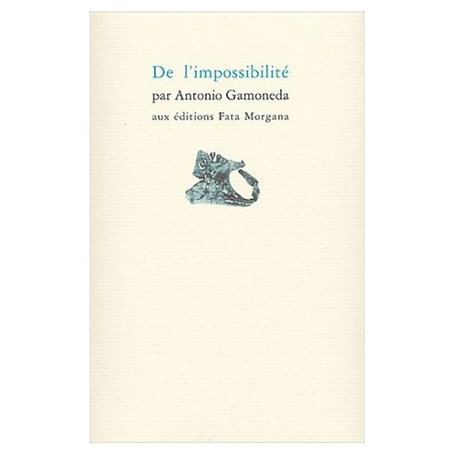 Emprunter De l'impossibilité livre