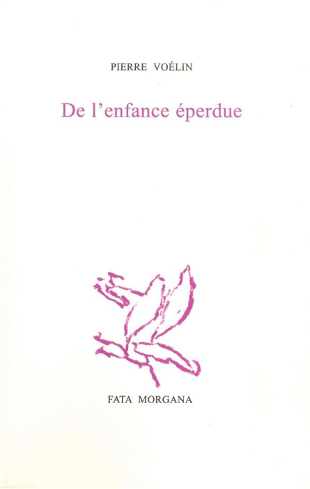 Emprunter De l'enfance éperdue livre