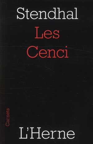 Emprunter Les Cenci livre