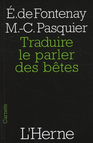 Emprunter Traduire le parler des bêtes livre