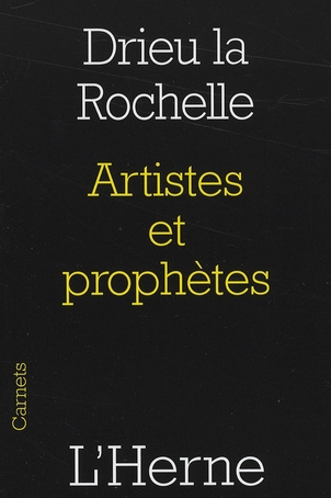 Emprunter Artistes et prophètes livre
