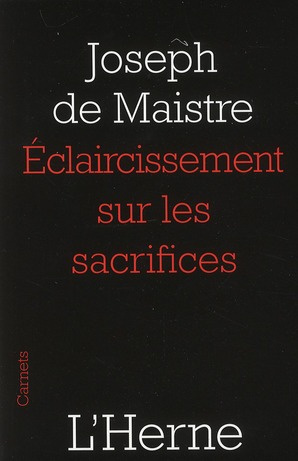 Emprunter Eclaicissement sur les sacrifices livre