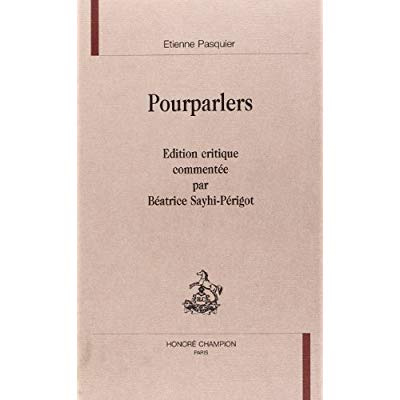 Emprunter POURPARLERS. livre