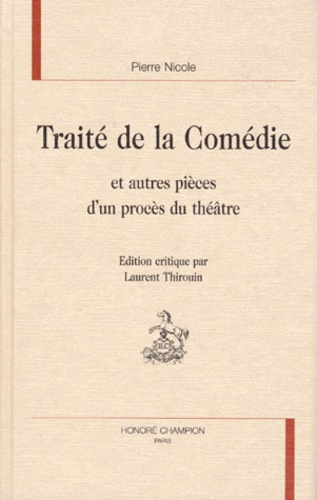Emprunter TRAITE DE LA COMEDIE ET AUTRES PIECES D'UN PROCES DU THEATRE. livre
