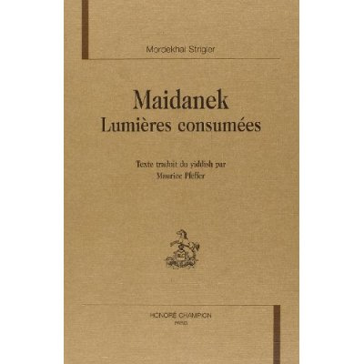 Emprunter MAIDANEK. LUMIERES CONSUMEES. livre