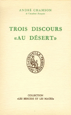 Emprunter TROIS DISCOURS AU DESERT livre