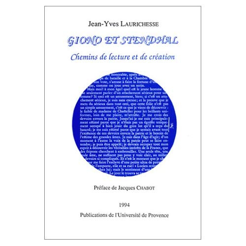 Emprunter Giono et Stendhal. Chemins de lecture et de création livre