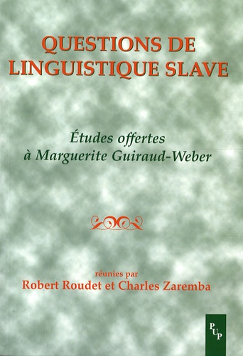 Emprunter Questions de linguistique slave. Etudes offertes à Marguerite Guiraud-Weber livre