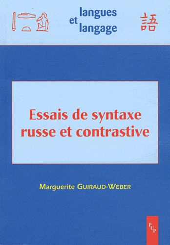 Emprunter Essais de syntaxe russe et contrastive livre