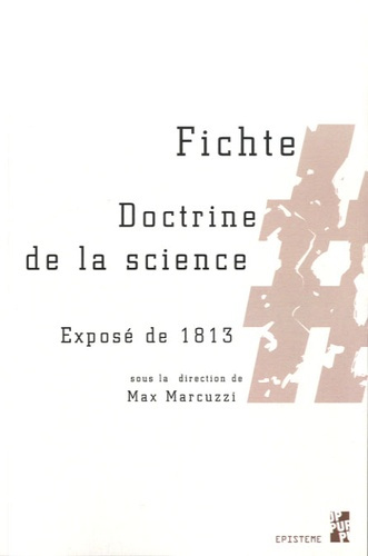 Emprunter Fichte. Doctrine de la science, Exposé de 1813 livre