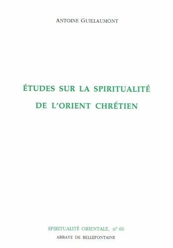 Emprunter Études sur la spiritualité de l'Orient chrétien livre