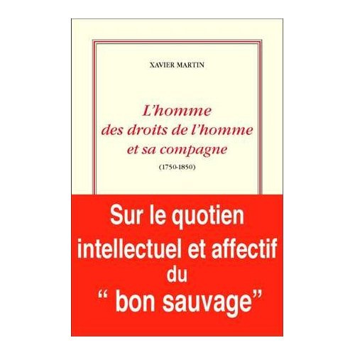 Emprunter L'homme des droits de l'homme et sa compagne (1750-1850). Sur le quotient intellectuel et affectif d livre